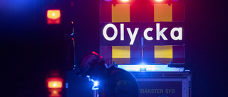 Lastbil krockade med personbil på E4 vid infarten till Bureå – blev stopp i trafiken