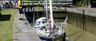 Göta kanal lockade ovanligt många svenskar i somras