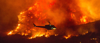 Fångade av elden – helikoptrar räddade 
