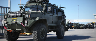 Flera militärtransporter till Gotland för nya övningar • ”Inget omedelbart samband med omvärldsläget”