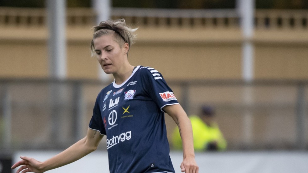 Lina Hurtig gjorde matchens enda mål när Linköping vann mot Växjö. Arkivbild.