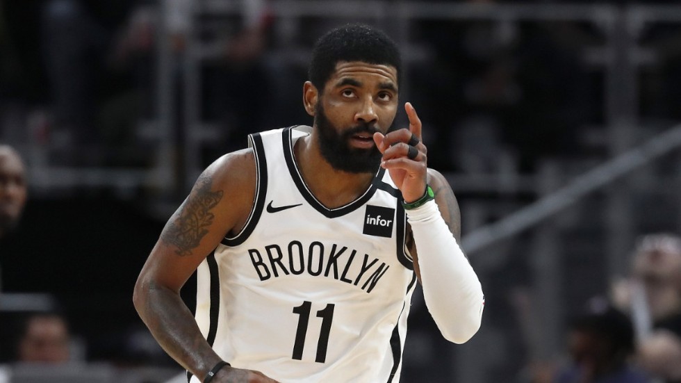 Brooklyn Nets guard Kyrie Irving. Arkivbild.