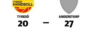 Anderstorp slog Tyresö på bortaplan