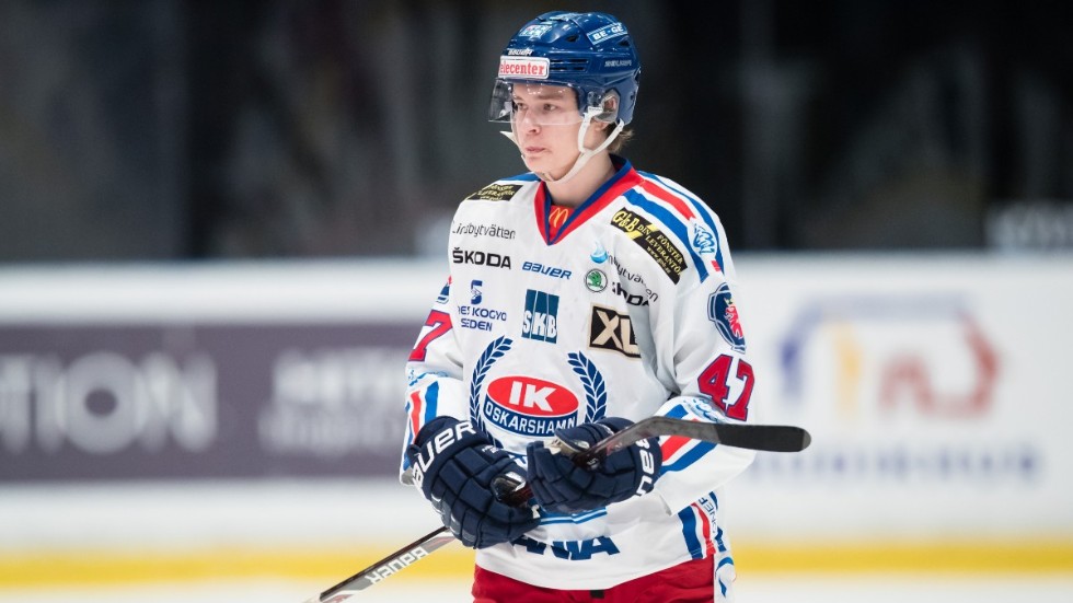 Christian Lindberg, med förflutet i IK Oskarshamn, är redo för debut i Vimmerby Hockey. 
