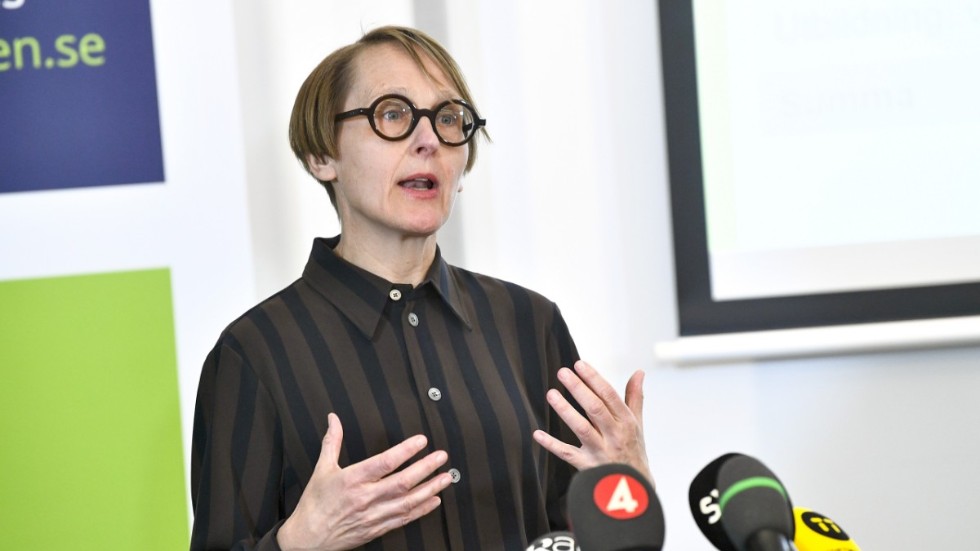 Annika Sundén, analyschef på Arbetsförmedlingen. Arkivbild.
