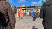 Glada åhörare på Stora torget: "Det bästa valsamtalet hittills"