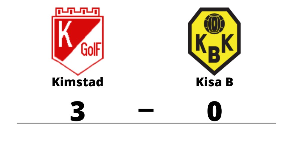 Kimstad GoIF vann mot Kisa BK B