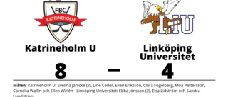 Linköping Universitet föll mot Katrineholm U på bortaplan