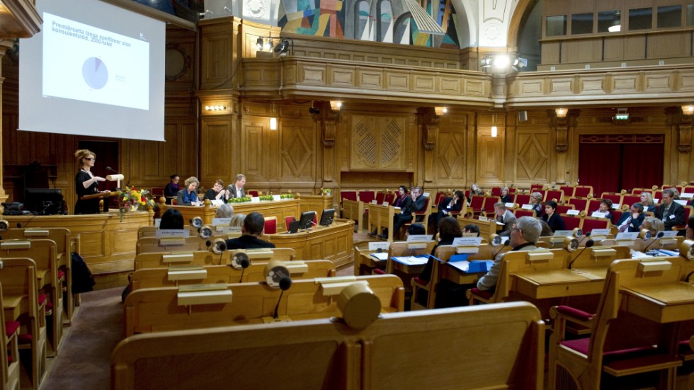 2010 höll riksdagens kulturutskott en öppen utfrågning om jämställdhet och maktstrukturer inom kulturen. Arkivbild.