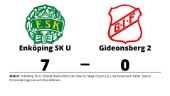Enköping SK U utklassade Gideonsberg 2 på hemmaplan