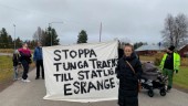Föräldraprotest mot Esrange – stoppade trafiken: "Vi riskerar att bli överkörda varje dag"
