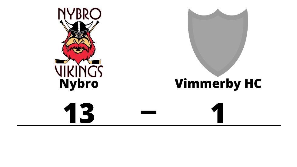 Nybro Vikings IF vann mot Vimmerby HC