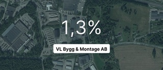 Omsättningen tar fart för VL Bygg & Montage AB - steg med 47,7 procent