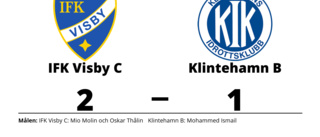 Uddamålsseger för IFK Visby C mot Klintehamn B