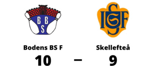 Bodens BS F vann toppmötet mot Skellefteå