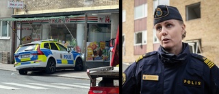 Polisbilar i kraftig kollision i Linköping – fem till sjukhus
