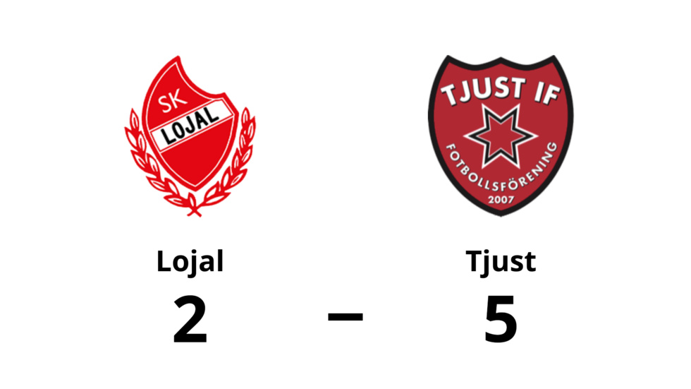 SK Lojal förlorade mot Tjust IF FF