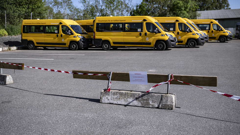 Även i Skåne har 17 gasbussar tagits ur bruk efter explosionerna i Småland. Arkivbild.