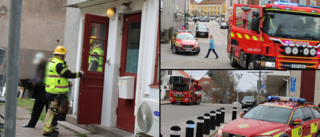 Räddningspådrag i centrala Vimmerby – undersökte lägenhetshus