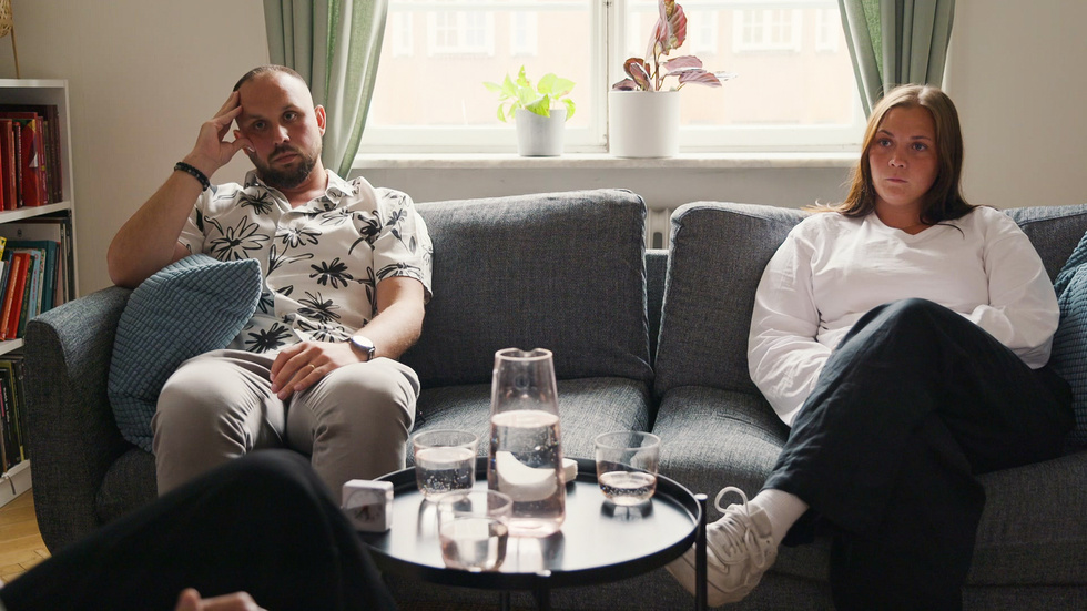 Jimmi Nordqvist och Linnea Alsberg bryter tystnaden efter avhoppet i "Gift vid första ögonkastet". Pressbild.