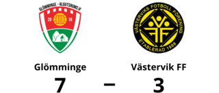 Mål av Herman Grönwall och Daniel Fristedt när Västervik FF förlorade
