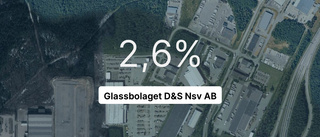 Pilarna pekar nedåt i rapporten från Glassbolaget D&S Nsv AB