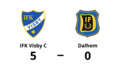 Dalhem en lätt match för IFK Visby C som vann klart