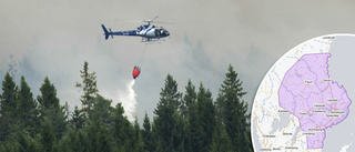 Varningen: Mycket stor risk för skogsbränder