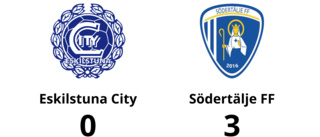 Förlust för Eskilstuna City mot Södertälje FF med 0-3