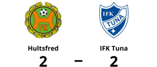 Oavgjort möte mellan Hultsfred och IFK Tuna