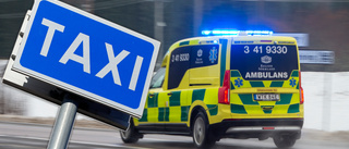 Patient nekades ambulans – fick ta taxi till akuten: "Ovärdigt"