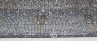 Snön stoppar IFK-herrarnas träning