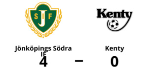 Jönköpings Södra IF för tuffa för Kenty - förlust med 0-4