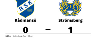 Första segern för säsongen för Strömsberg