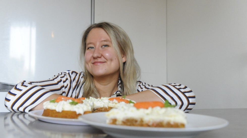 Linn Svala skulle vilja leva på att vara matkreatör så småningom. 