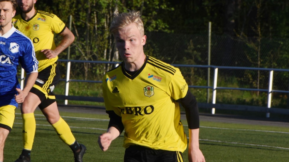 Pontus Kägo Bragsjö gör sitt första KM med Vimmerby IF.