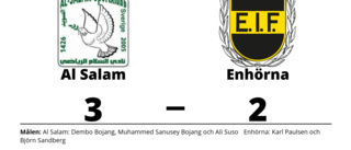 Al Salam slog Enhörna med uddamålet