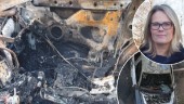 Polisen efter explosiva bilbranden – Jeanette Björk: "Vi ska prata med några personer"
