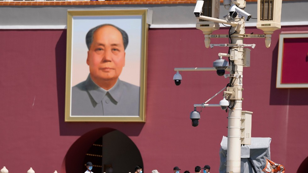 Kina är världens mest övervakade land och beräknas ha över hälften av antalet övervakningskameror i världen.
