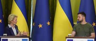 Historiskt EU-ja för Ukraina och Moldavien