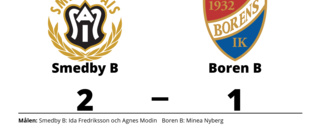 Seger för Smedby B mot Boren B i spännande match