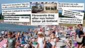 Hotet mot Gotland diskuteras allt mer – så påverkas sommarens turism • ”Har fått frågor om avbokningsregler”