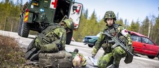 Slutövning på flygbasen för F 21 • En del av övning med Finland • Scenariot: Robotanfall i södra Sverige – och fiender i Jokmokksskogarna