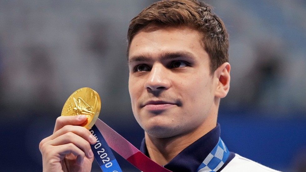 Ryske simstjärnan Jevgenij Rylov, som vann dubbla OS-guld i Tokyo 2021, är en av ryssarna som kan tävla i World Friendship Games nästa år. Arkivbild.
