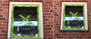 Flera fönster sönderslagna på Björklinge skola