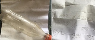 Hittade flaskpost efter 14 år