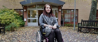 Hon använder rullstol en vecka
