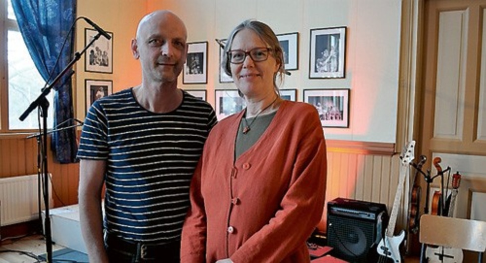 Ulf Nilsson och Margareta Engquist är två av eleverna på Folkmusiklinjen.