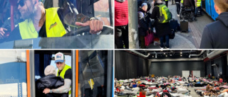 Han köpte en buss och hämtade flyktingar i Polen • Vittnesmål från gränsen: ”Är mycket trafficking”