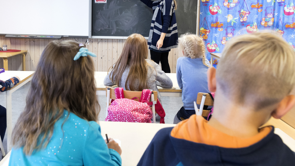 Förskoleklass kan ersättas med en första årskurs i skolan. Arkivbild